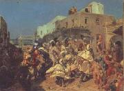 Blacks Dancing in Tangiers (san26) Alfred Dehodencq